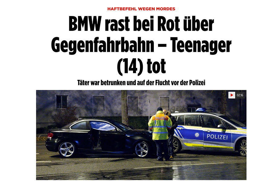 Teenager tot - Presse - Heindl Rechtsanwälte