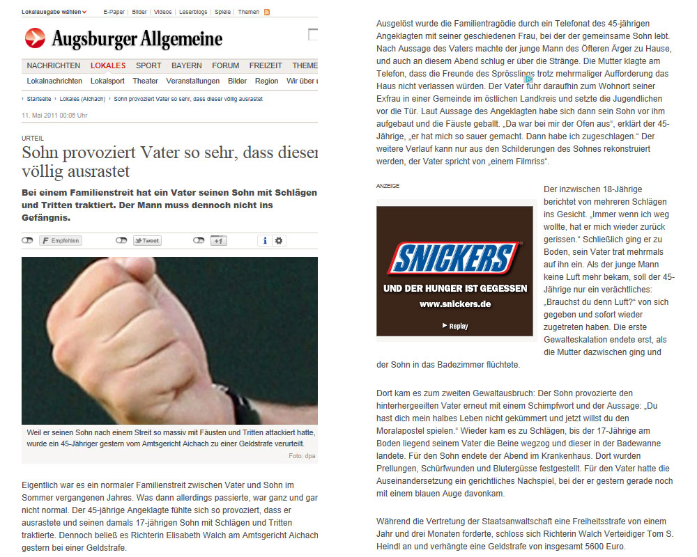 Augsburge Allgemeine - Pressebericht - Heindl Rechtsanwälte