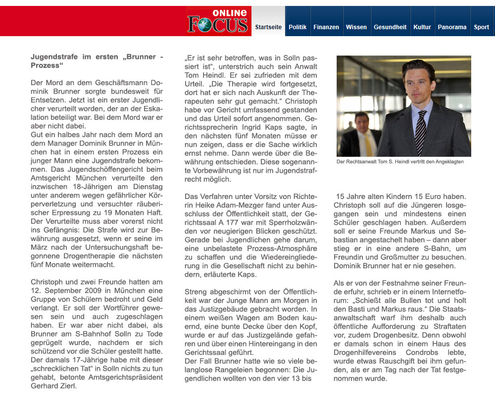 Focus Online - Presse - Heindl Rechtsanwälte